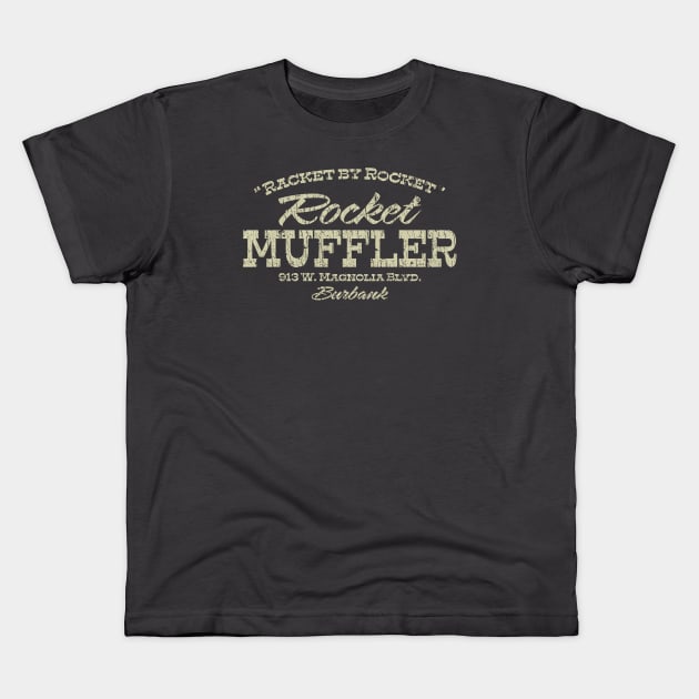 Rocket Muffler 1951 Kids T-Shirt by JCD666